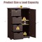 Modern MDF Storage Cabinet with 4 Drawers and Adjustable Shelf Ideal for Bathroom or Bedroom